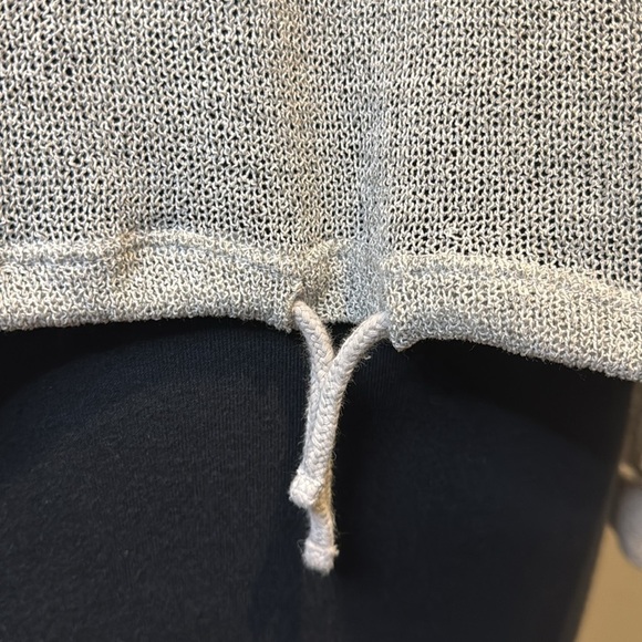 H&M Divided Women’s Large Knit Hoodie Sweater N°26 Drawstrings Long Sleeve - Picture 3 of 7